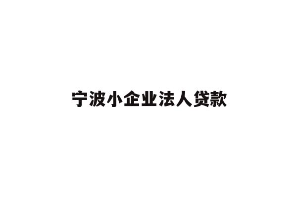 详细阅读:宁波小企业法人贷款 宁波小企业法人贷款