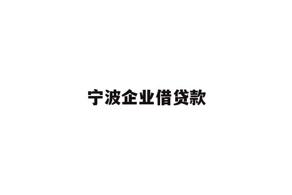 详细阅读:宁波企业借贷款 宁波企业借贷款
