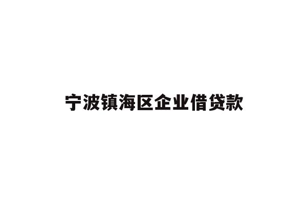 详细阅读:宁波镇海区企业借贷款 宁波镇海区企业借贷款