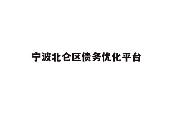 详细阅读:宁波北仑区债务优化平台 宁波北仑区债务优化平台