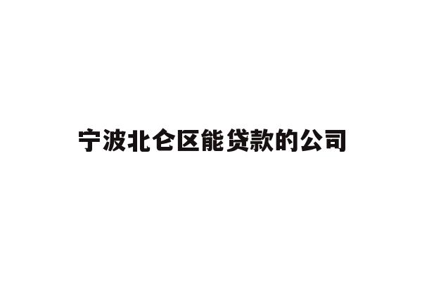 详细阅读:宁波北仑区能贷款的公司 宁波北仑区能贷款的公司