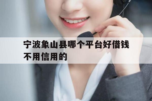 宁波象山县哪个平台好借钱不用信用的